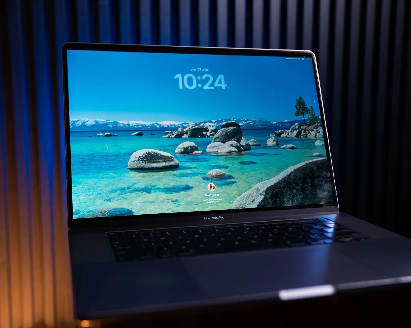 MacBook Pro 16" i9 (2019), vista principal